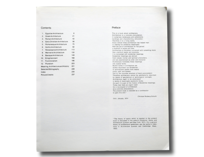 Christian Norberg-Schulz Meaning in Western Architecture