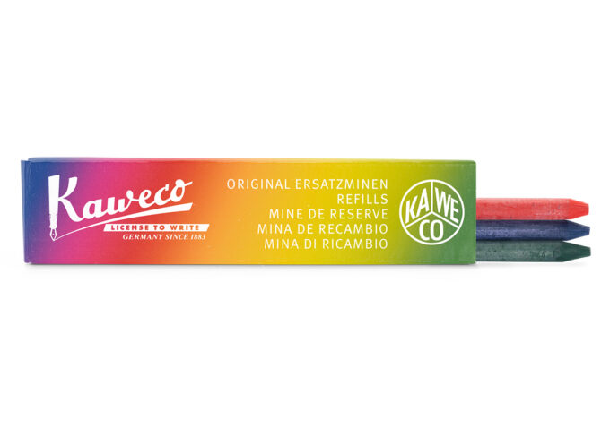 Kaweco Pencil Lead Refills red green blue mix