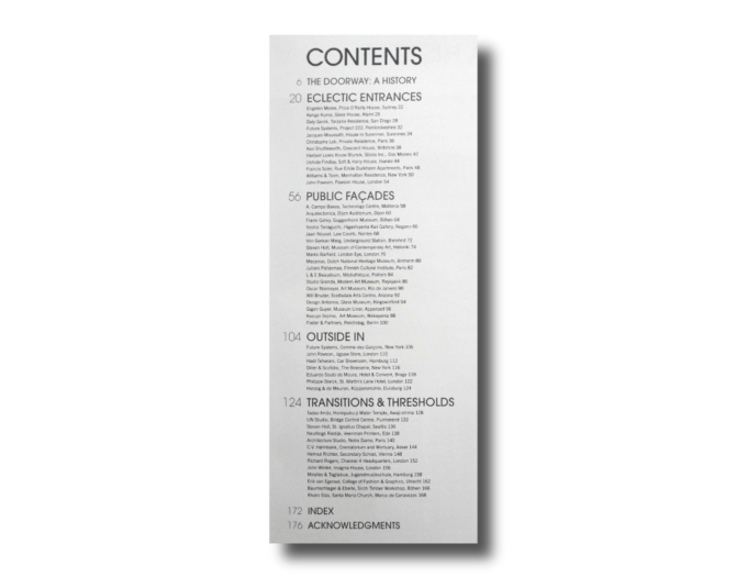 Contemporary doorways Architectural Entrances, Transitions, and Thresholds by Catherine Slessor