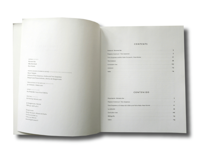 Timo Sarpaneva Collection – La Colección (Designmuseo, 2006)