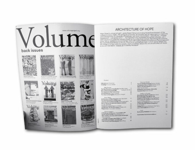 Volume 19: Architecture of Hope