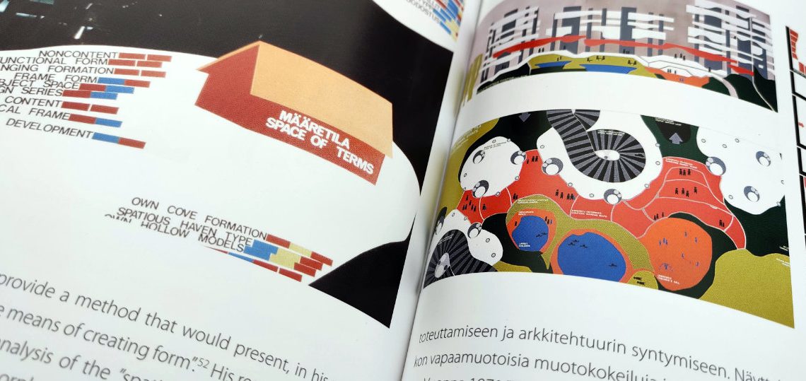 Aukeama kirjasta Kaisa Broner: Arkkitehtuurin visiot – Reima Pietilä ja muodon merkitykset, OKU Publishing 2019