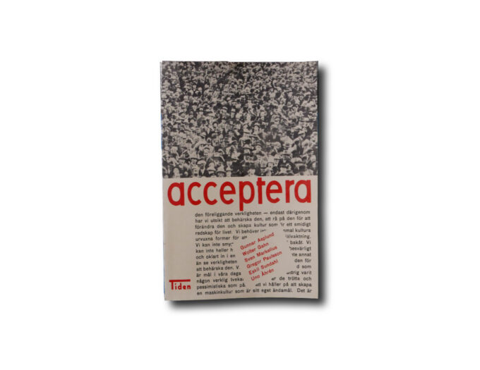 acceptera-kansi Acceptera (Tiden, 1931, 1980)