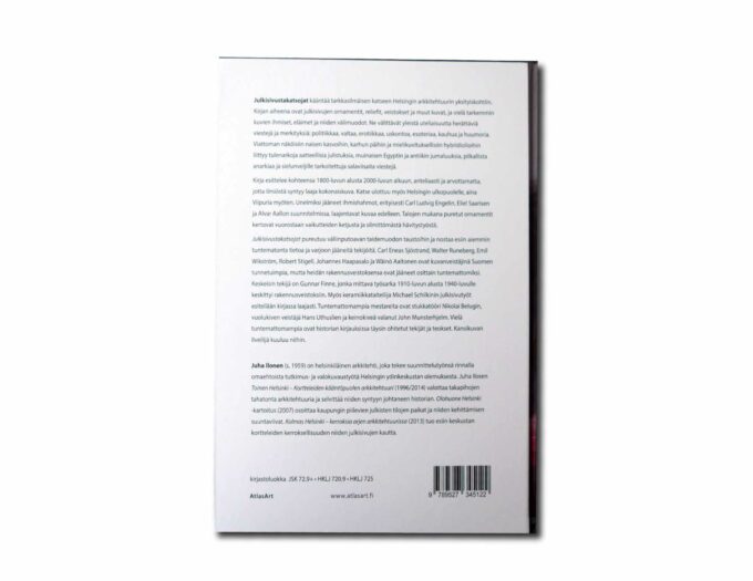 Julkisivustakatsojat-kirjan takakansi