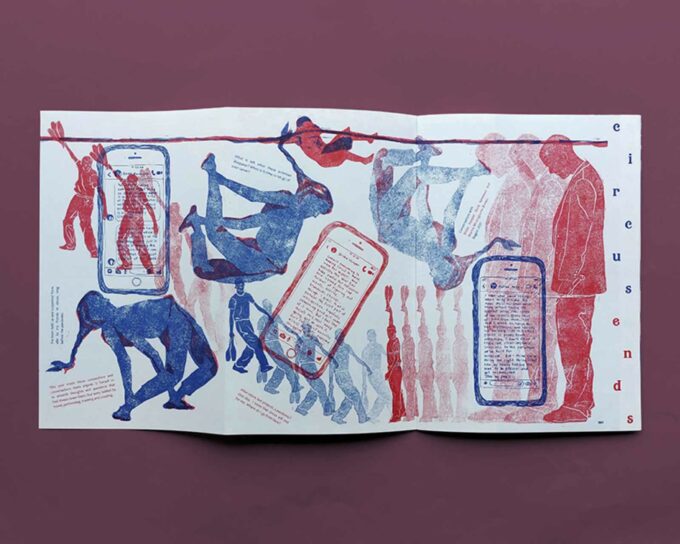 Sample spread of Bum issue 5