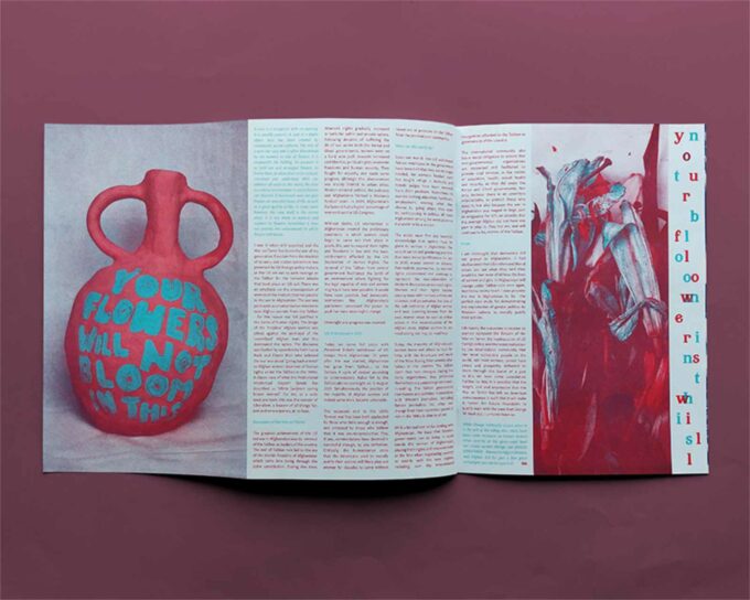 Sample spread of Bum issue 5