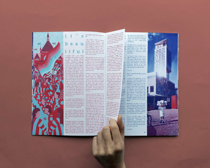 Sample spread of Bum issue 5