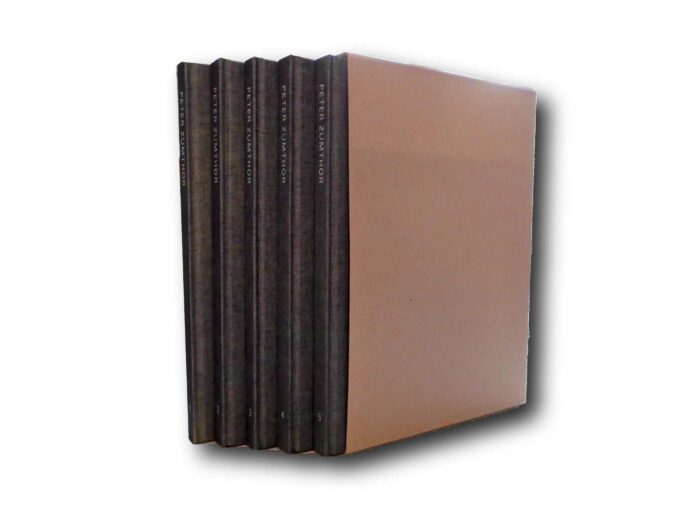 Image showing the book Peter Zumthor 1985–2013 (vol 1–5)