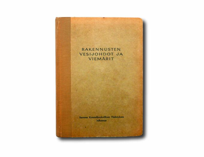 Rakennuksen-vesijohdot-ja-viemarit-kansi Image showing the book Rakennusten vesijohdot ja viemärit