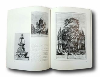 Photo showing a sample spread of the book Festarchitektur