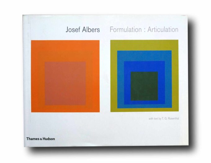Josef-Albers-Formulation-Articulation-kansi Photo showing the book Josef Albers: Formulation : Articulation