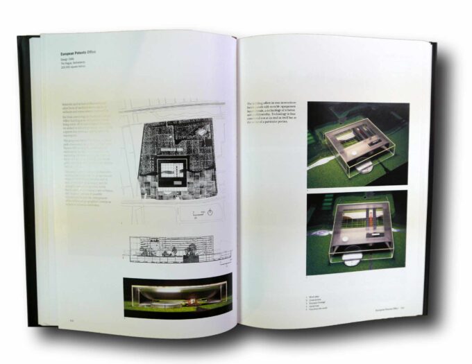 Photo showing a sample spread of the book Architecture Studio: Selected and Current Works