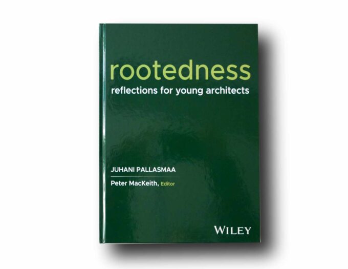 Rootedness-Reflections-kansi Photo showing the book Rootedness: Reflections for Young Architects