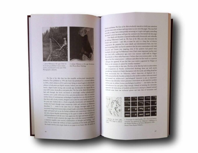 The-Eyes-of-the-Skin-4th-ed-auk Photo showing a sample spread of the book The Eyes of the Skin