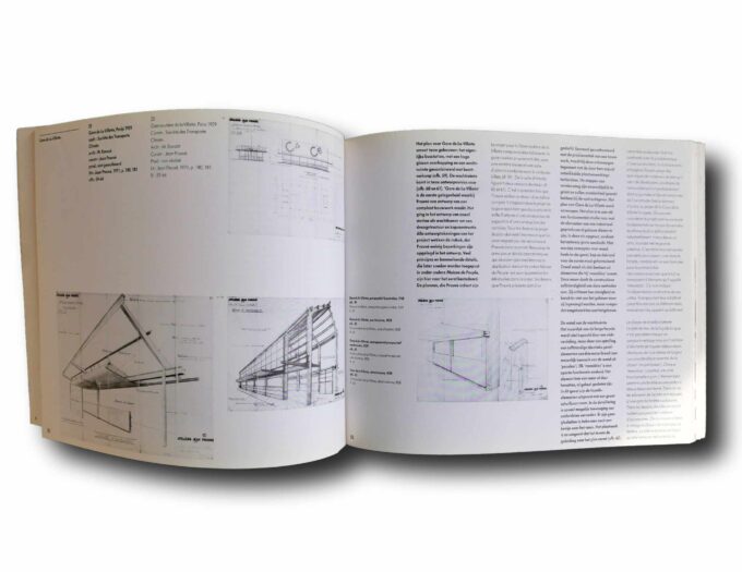 Constructeur-Jean-Prouve-auk Photo showing a sample spread of the book Jean Prouvé – Constructeur