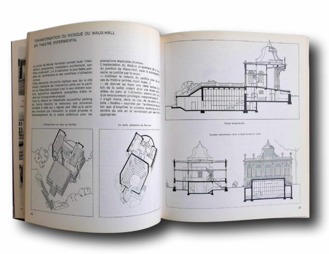 La-Tour-Ferree-auk Photo showing a sample spread of the book La Tour Ferrée : Projects dans la ville