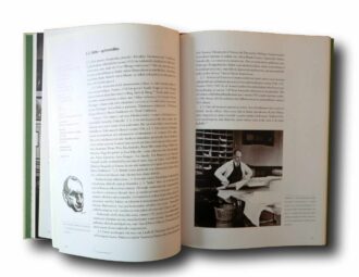 Photo showing a sample spread of the book Luotsikatu 4 1906–2006