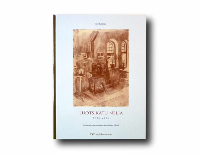 Luotsikatu-4-kansi Photo showing the book Luotsikatu 4 1906–2006