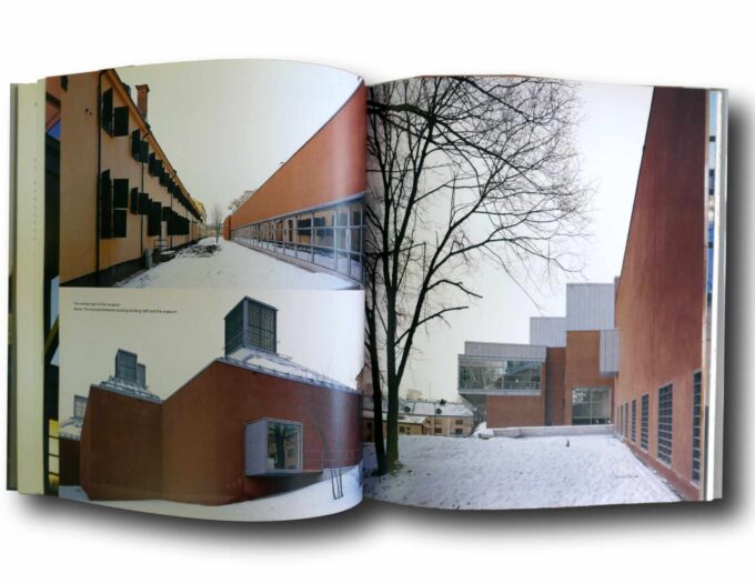 Moderna-museet-Moneo-auk Photo showing a sample spread of the book Modern Museum and Swedish Museum of Architecture in Stockholm