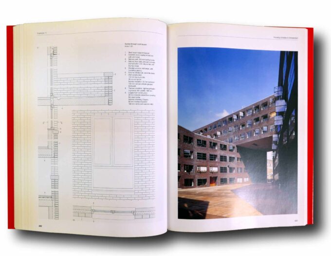Photo showing a sample spread of the book Masonry Construction Manual