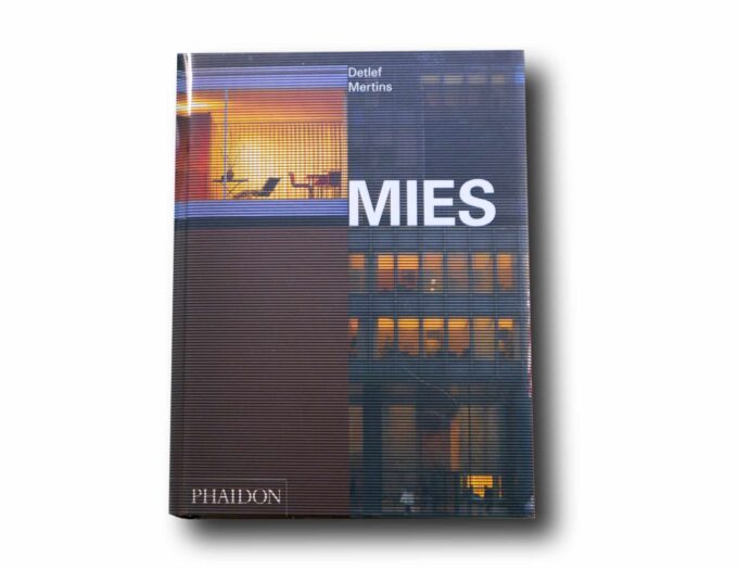 Mies-Detlef-Mertins-kansi Photo showing the book Mies