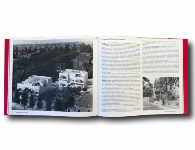 Photo showing a sample spread of the book Herman Hertzberger 1959–86