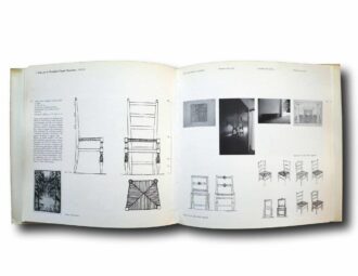 Photo showing a sample spread of the book Erik Gunnar Asplund: mobili e oggetti