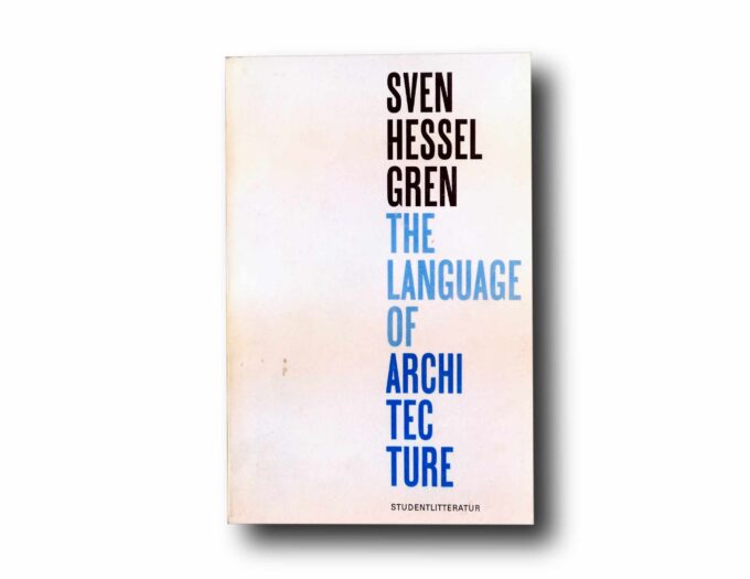 Hesselgren-The-Language-of-Architecture-kansi Photo showing the book The Language of Architecture