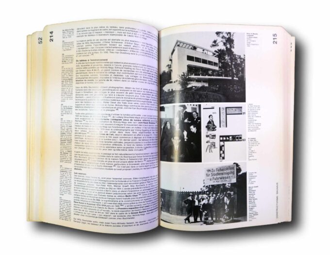 Photo showing a sample spread of the book Paris–Berlin: Rapports et constrastes france-allemagne 1900–1933