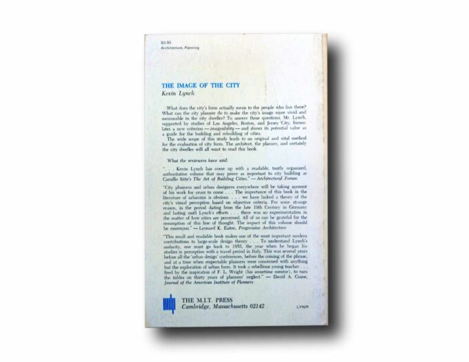 Photo showing a sample spread of the book The Image of the City