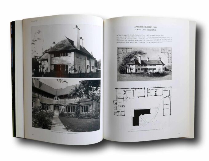 Photo showing a sample spread of the book CFA Voysey