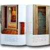 Photo showing a sample spread of the book Kartanoista huvimajaan