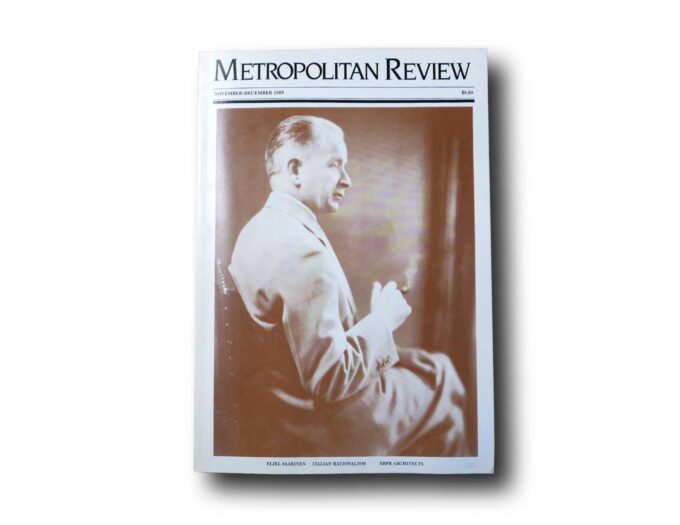 Photo showing the book Metropolitan Review Nov/Dec 1989