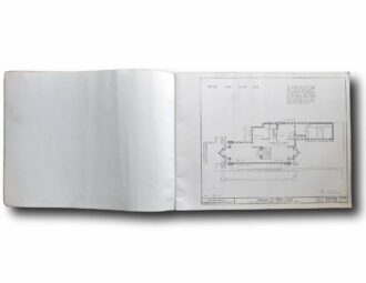 Photo showing a sample spread of the book The Robie House