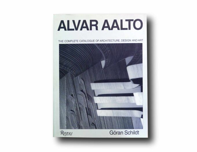 Alvar-Aalto-The-Complete-Catalogue-kansi Photo showing the book Alvar Aalto: The Complete Catalogue of Architecture