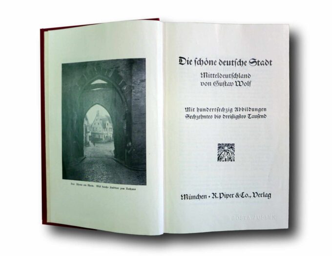 Photo showing the book Die schöne deutsche Stadt: Mitteldeutschland