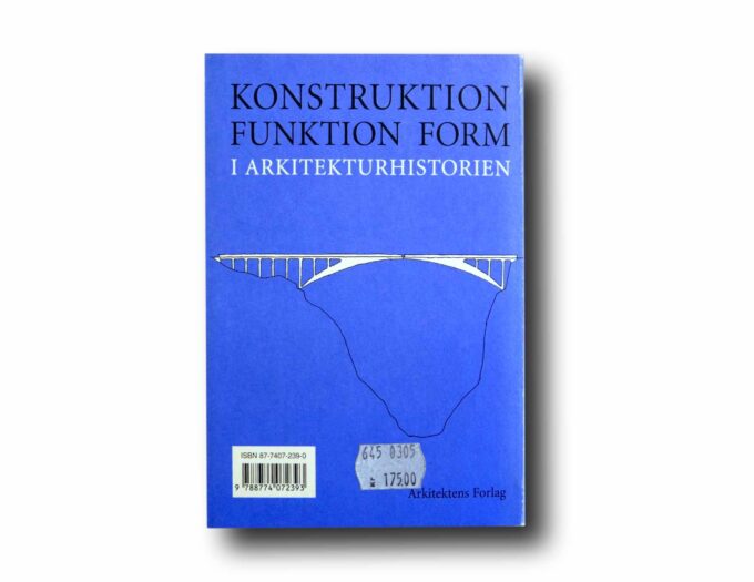 Photo showing a sample spread of the book Funktion form konstruktion i arkitekturhistorie