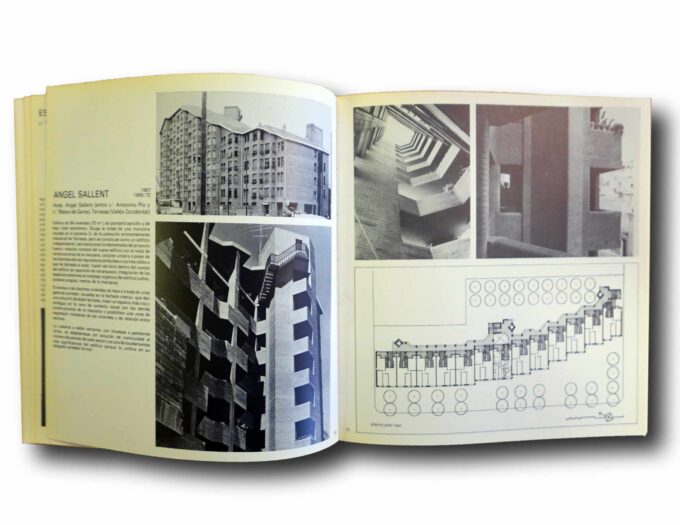 Photo showing a sample spread of the book Martorell–Bohigas–Mackay: Arquitectura 1953–1978