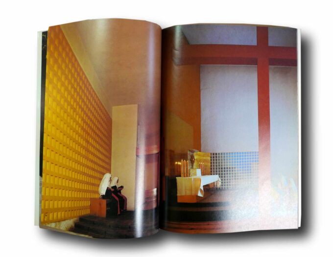 Photo showing a sample spread of the book Luis Barragan Capilla en Tlalpan/Mexico