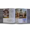 Photo showing a sample spread of the book Suomalaisen asuntoarkkitehtuurin tarina – The Story of Finnish Housing Architecture