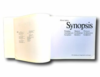 Photo showing a sample spread of the book Alvar Aalto Synopsis