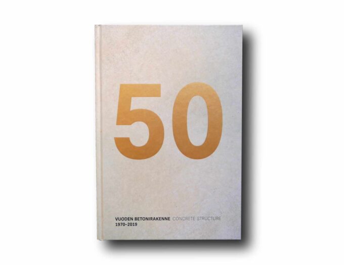 Photo showing the book Vuoden betonirakenne Concrete Structure 1970–2019