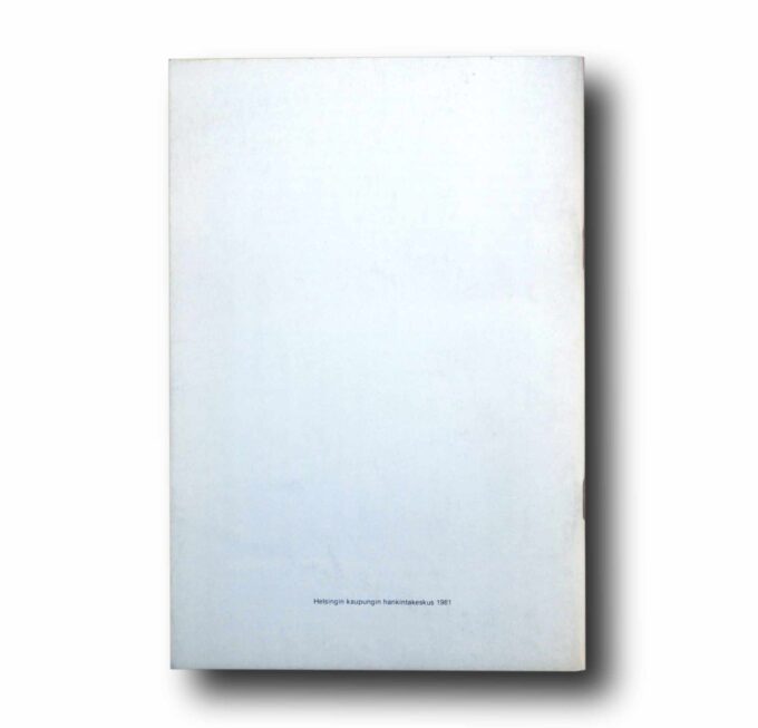 Photo showing a sample spread of the book Helsinki jota ei rakennettu