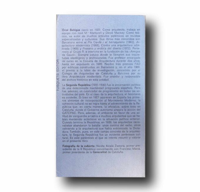 Arquitectura-espanola-de-la-segunda-republica-taka Photo showing a sample spread of the book Arquitectura española de la segunda republica