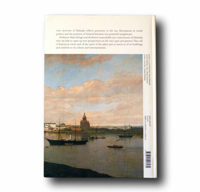 Photo showing a sample spread of the book Helsinki – Daughter of the Baltic
