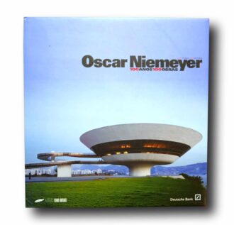Photo showing the book Oscar Niemeyer 100 Anos 100 Obras 100 Years 100 Works