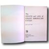 Photo showing a sample spread of the book The Death and Life of Great American Cities