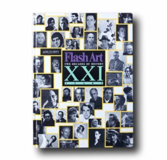 Photo showing the book Flash Art: Two Decades of History XXI Years
