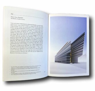 Photo showing a sample spread of the book Thirty Years of Architecture through Four Decades