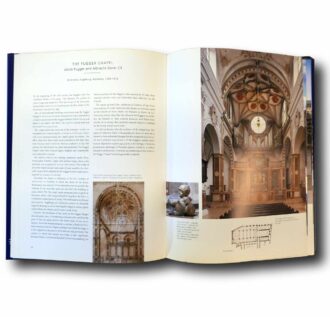 Photo showing a sample spread of the book Icons of Renaissance Architecture
